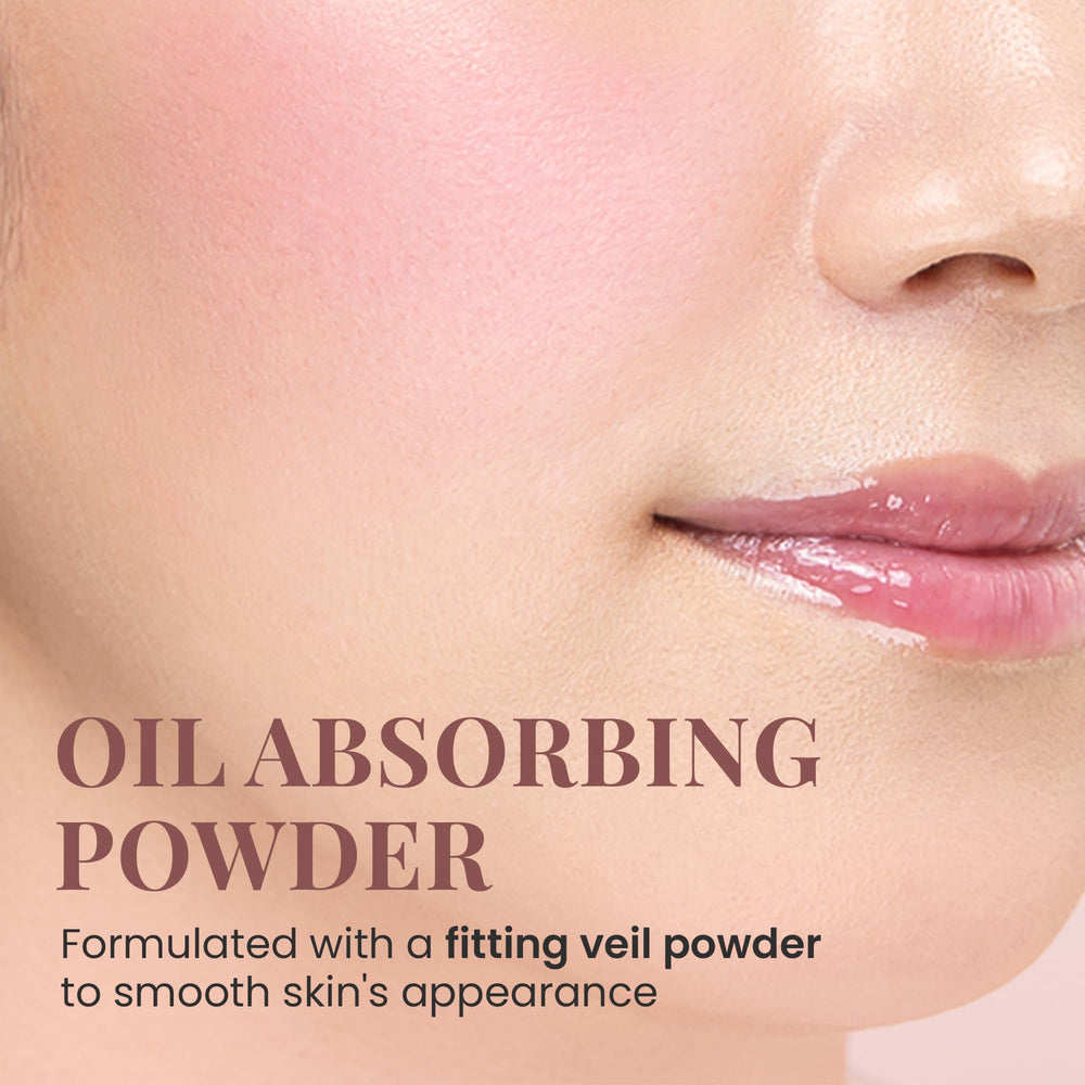 Paul & Joe fitting veil powder creates smooth, even texture for natural finish.