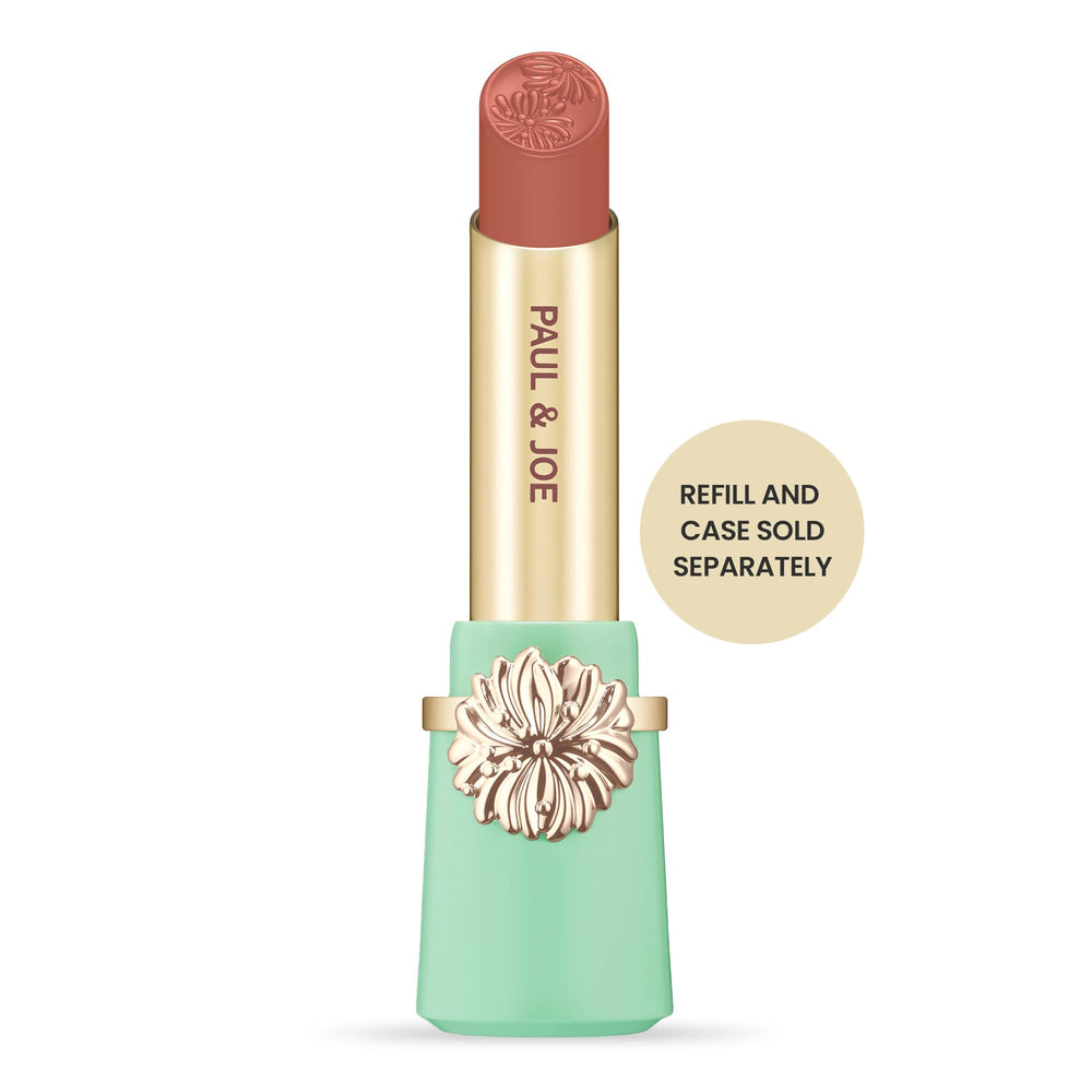 Paul & Joe moisturizing lipstick refill in Nude Beige for subtle, sophisticated lip color