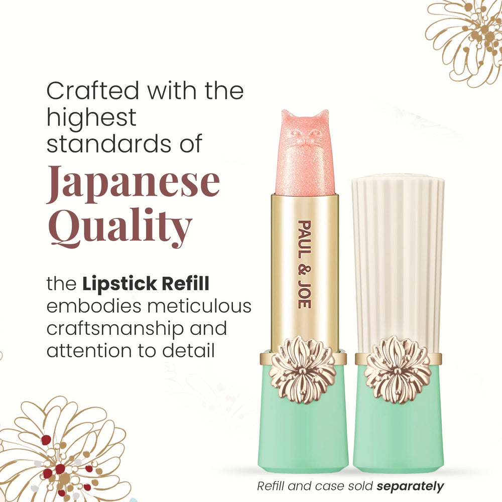 Paul & Joe Pearl Lipstick applies creamy pigment with crease-free finish.