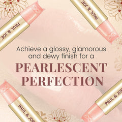 Paul & Joe Pearl Lipstick with orange flower water for soothing wear.