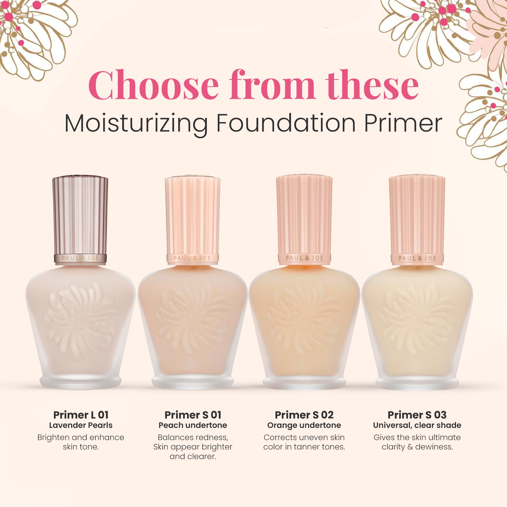 Prime before makeup to even texture and enhance radiance