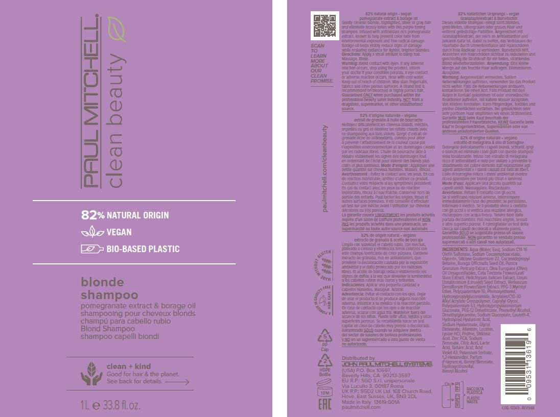 Bio-based sugarcane packaging highlight from Paul Mitchell Clean Beauty