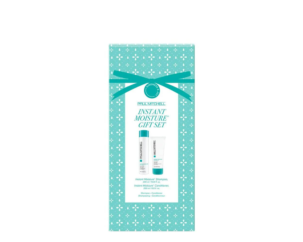 Paul Mitchell Instant Moisture Conditioner bottle provides lasting hydration and shine.