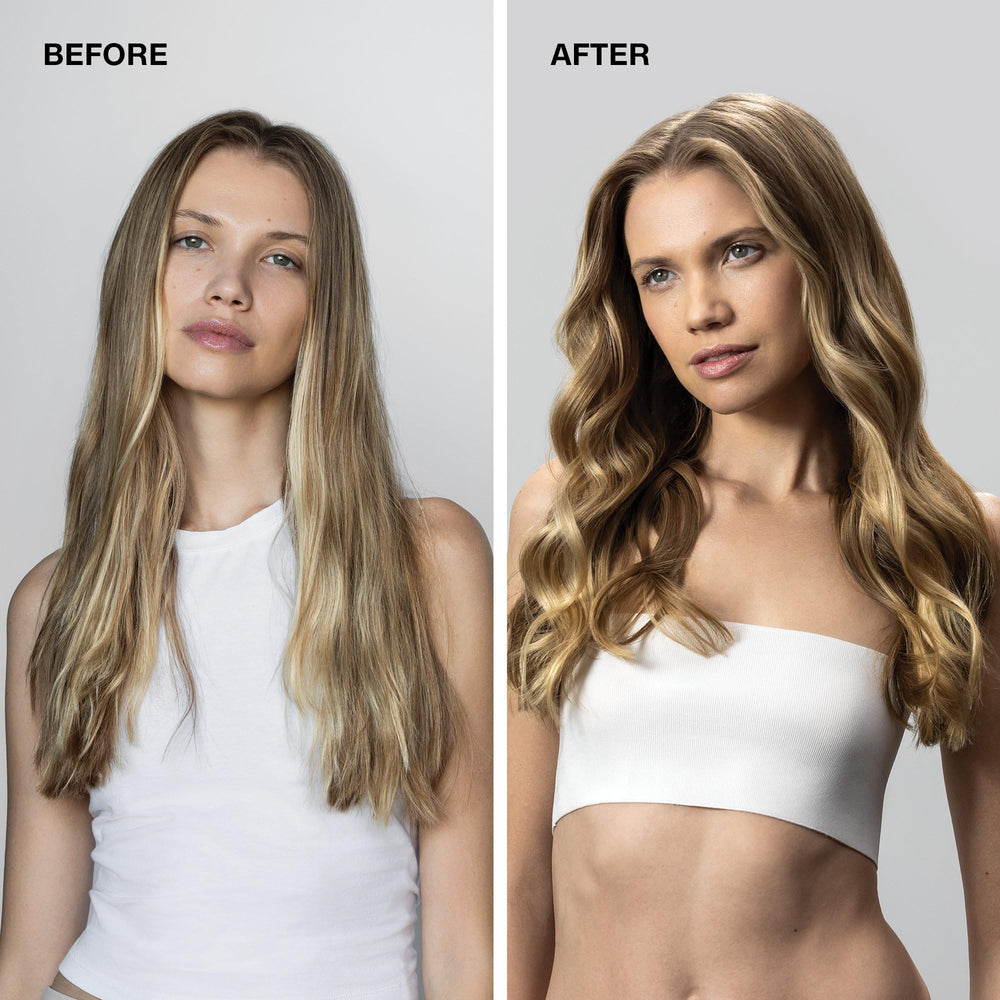 Paul Mitchell Sculpting Foam on hair defines texture.