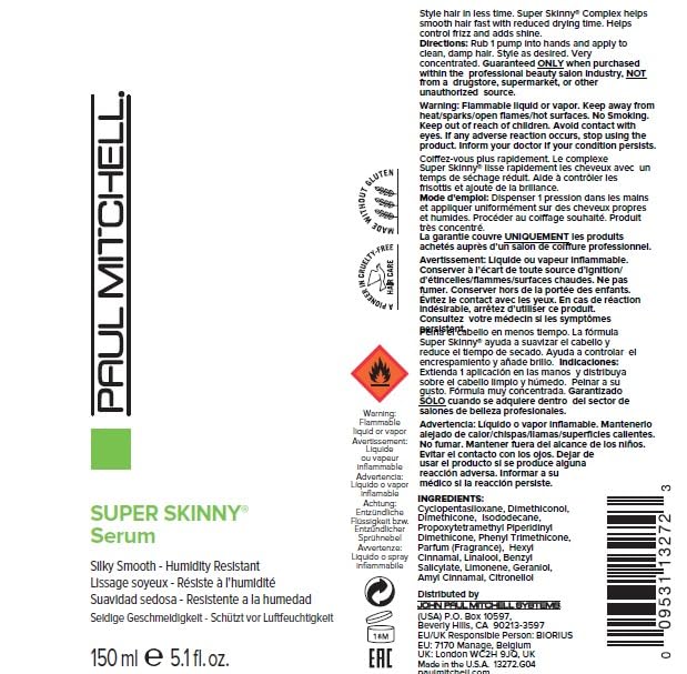 Paul Mitchell Serum keeps frizz-free, sleek hair in humidity.