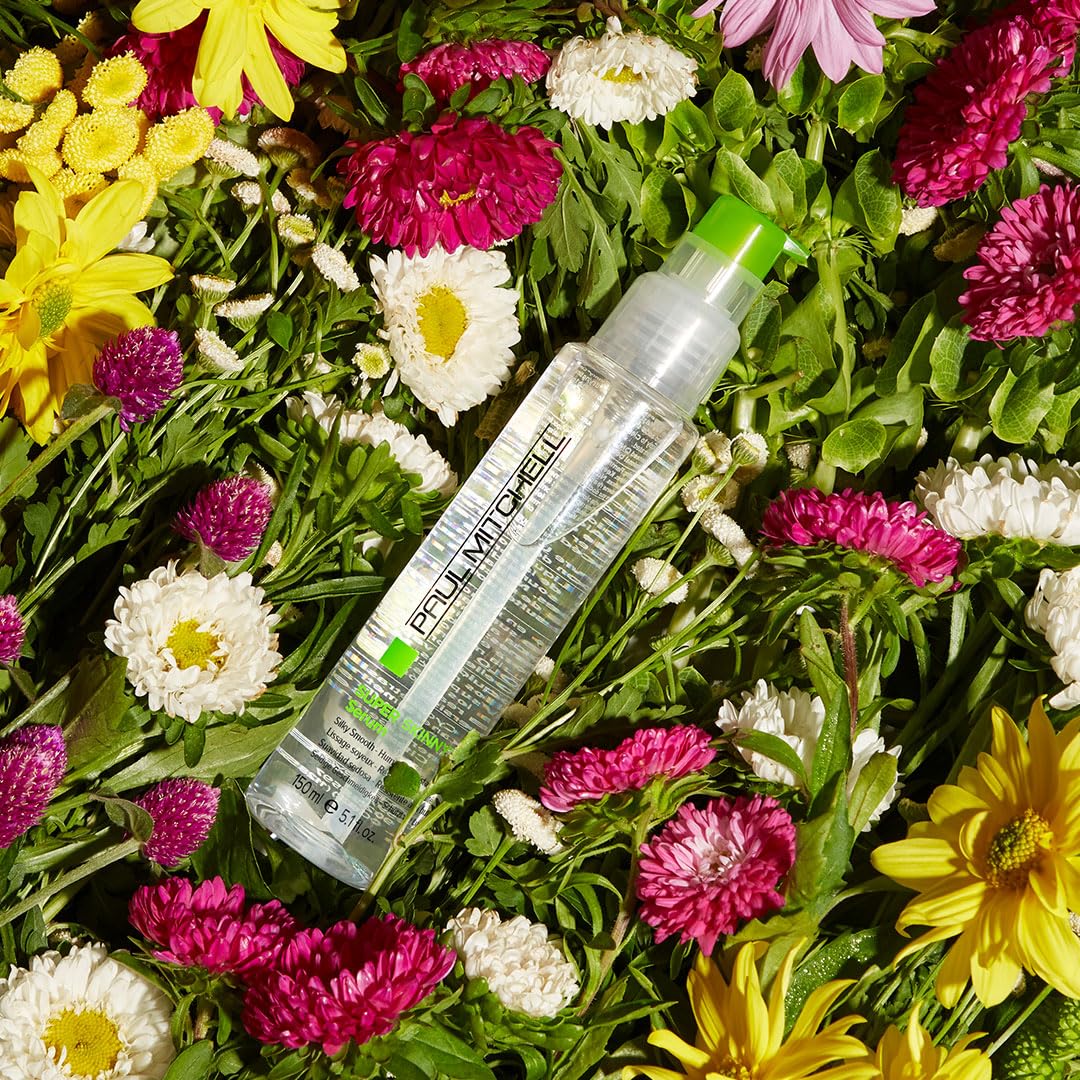 Paul Mitchell after-blowout hair appears silky and smooth.