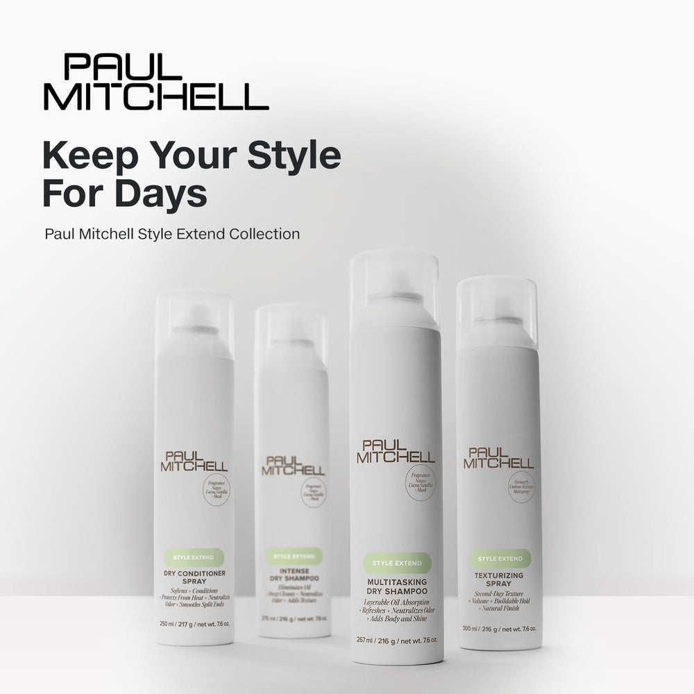 Paul Mitchell Texturizing Spray releases a floral amber scent during styling sessions.