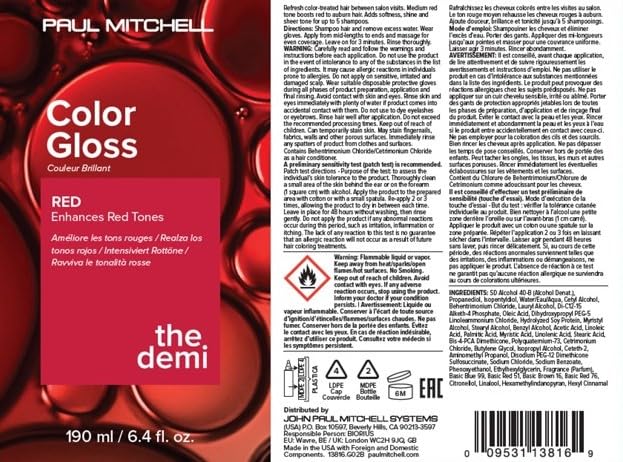 6.4 oz packaging image suggests value and salon-quality results