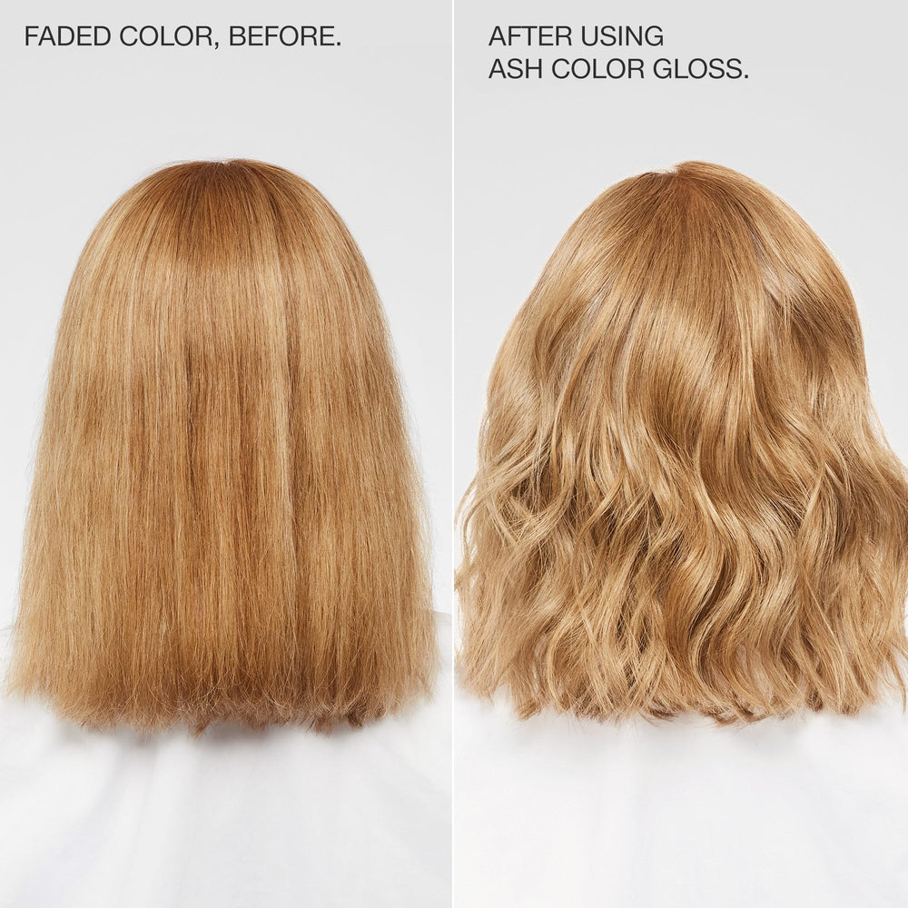 Paul Mitchell The Demi Color Gloss Ash application swirl demonstrating quick three-minute color refresh