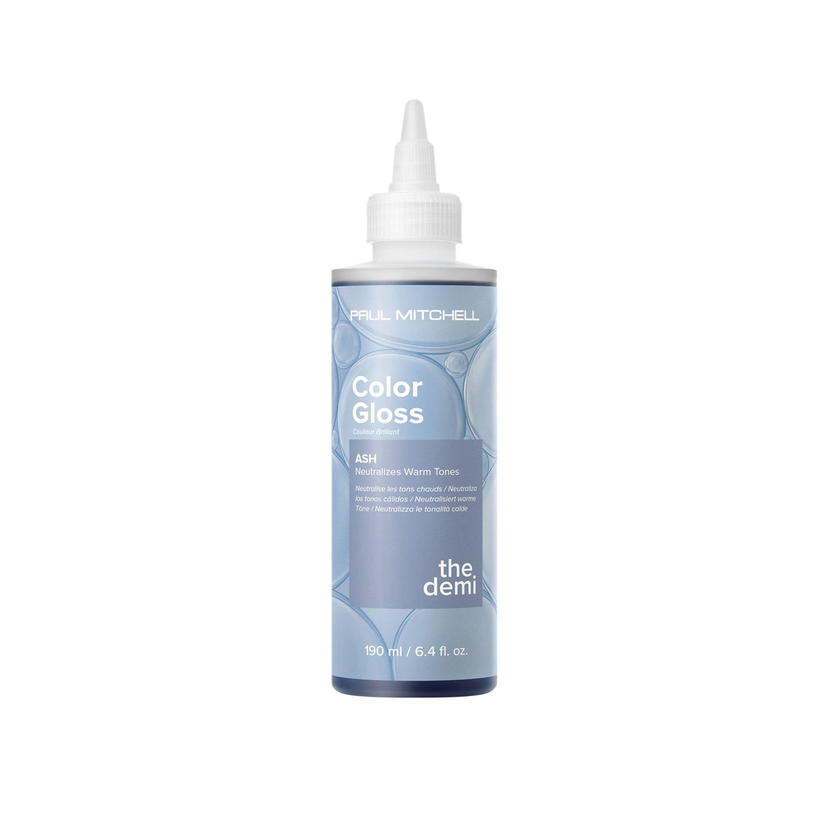 Paul Mitchell The Demi Color Gloss Ash bottle and packaging for easy at-home color refresh