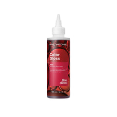 Paul Mitchell The Demi Color Gloss Red bottle front shows quick color refresh and shine