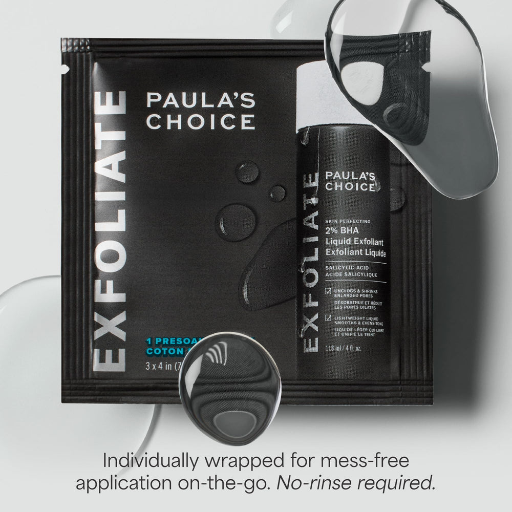 Contains 2% BHA for gentle exfoliation and skin prep.