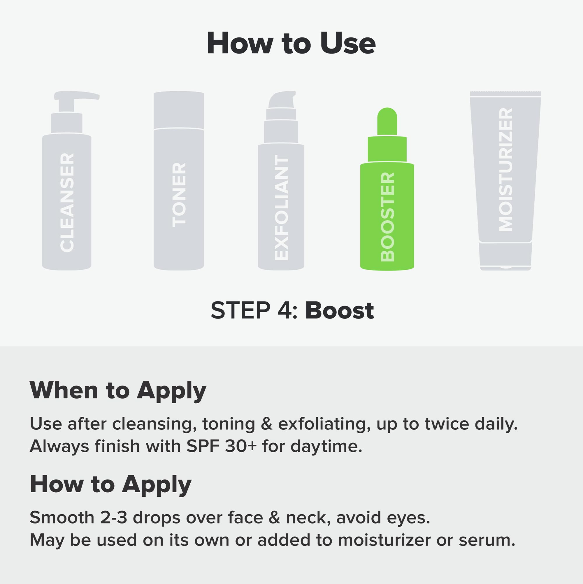 Paula's Choice BOOST dropper dispensing niacinamide serum for smoother skin