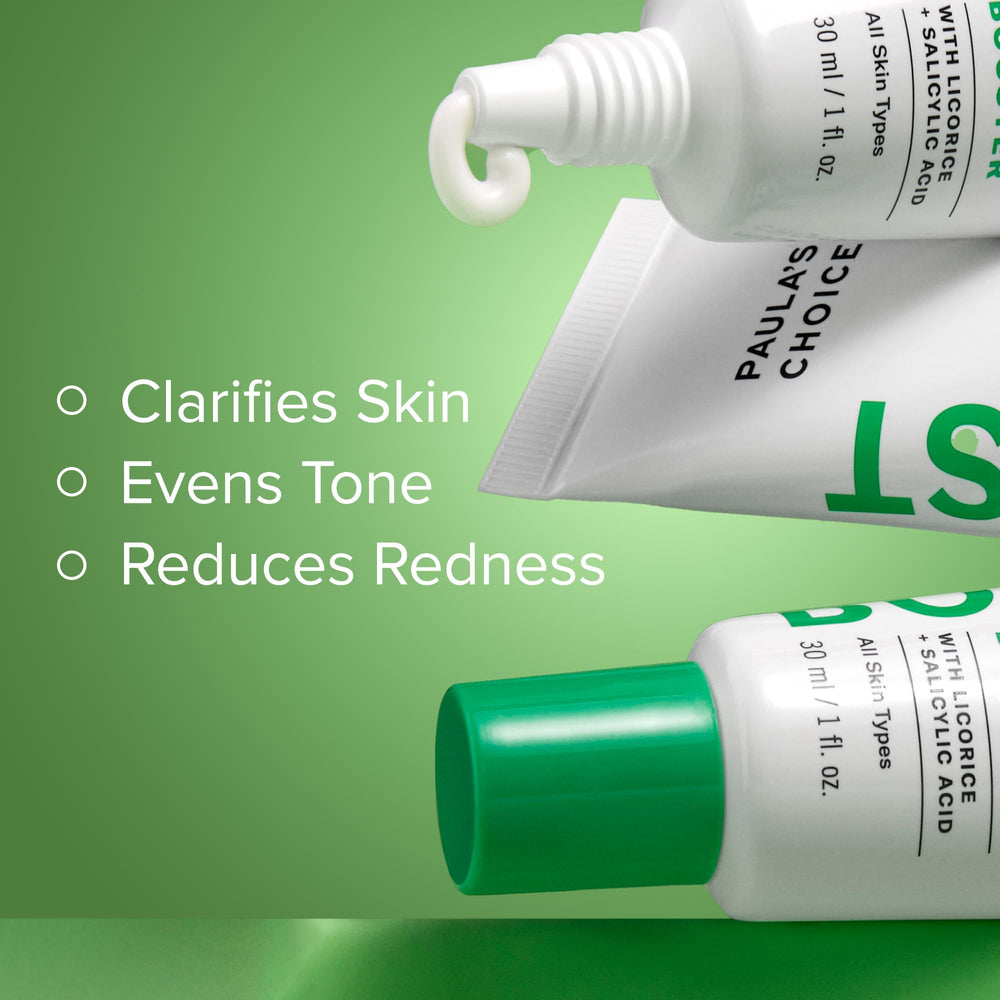 Paula's Choice Booster dropper, precise dosing for blemish-prone areas.
