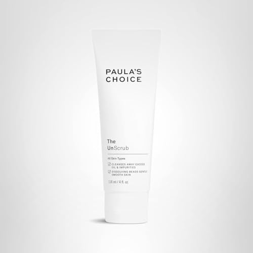Display of The UnScrub bottle suitable for daily cleansing routine