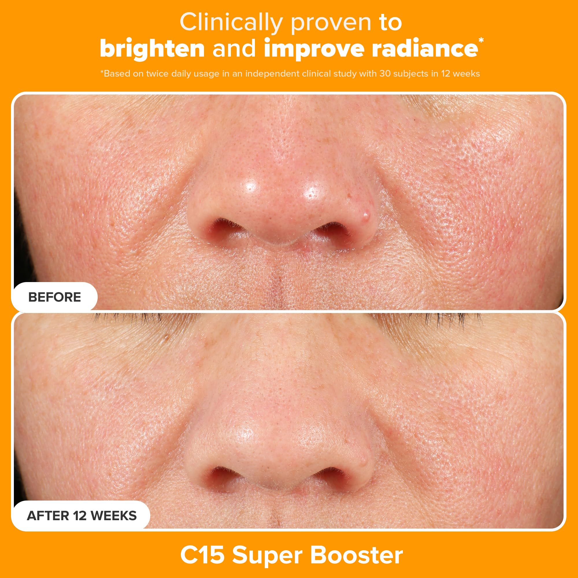 Paula's Choice C15 Super Booster serum for even skin tone and antioxidant support.