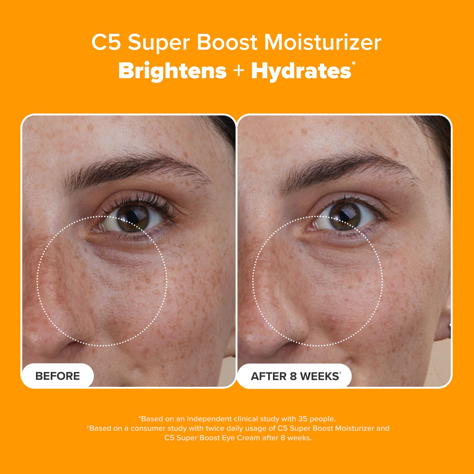 Vitamin C 5% label hints brightening potential and even tone without fragrance.