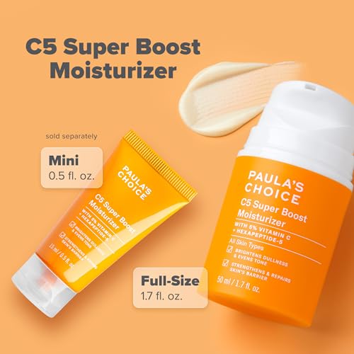 Label highlights 5% vitamin C for potential brightness without fragrance.