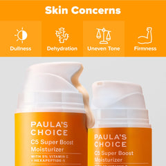 Squalane and peptides on packaging suggest barrier support and moisture retention.