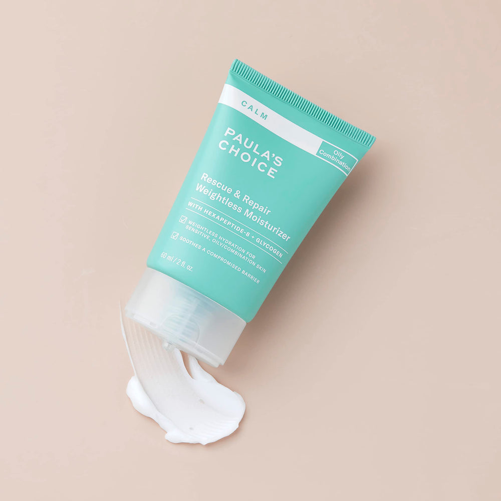 Redness on cheek visibly softened after CALM Intensive moisturizer.