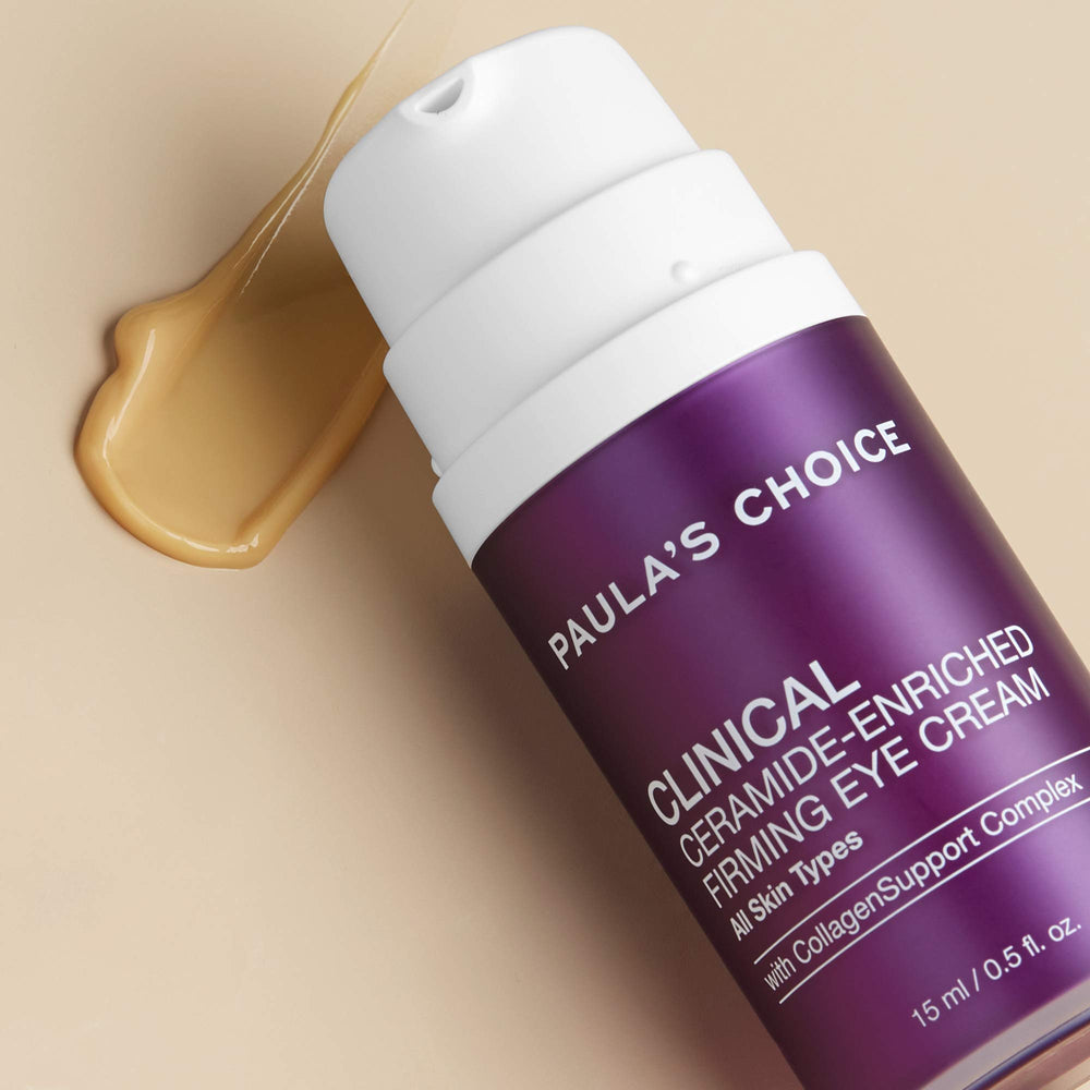 Paula's Choice eye cream being applied to the under-eye area for gentle care