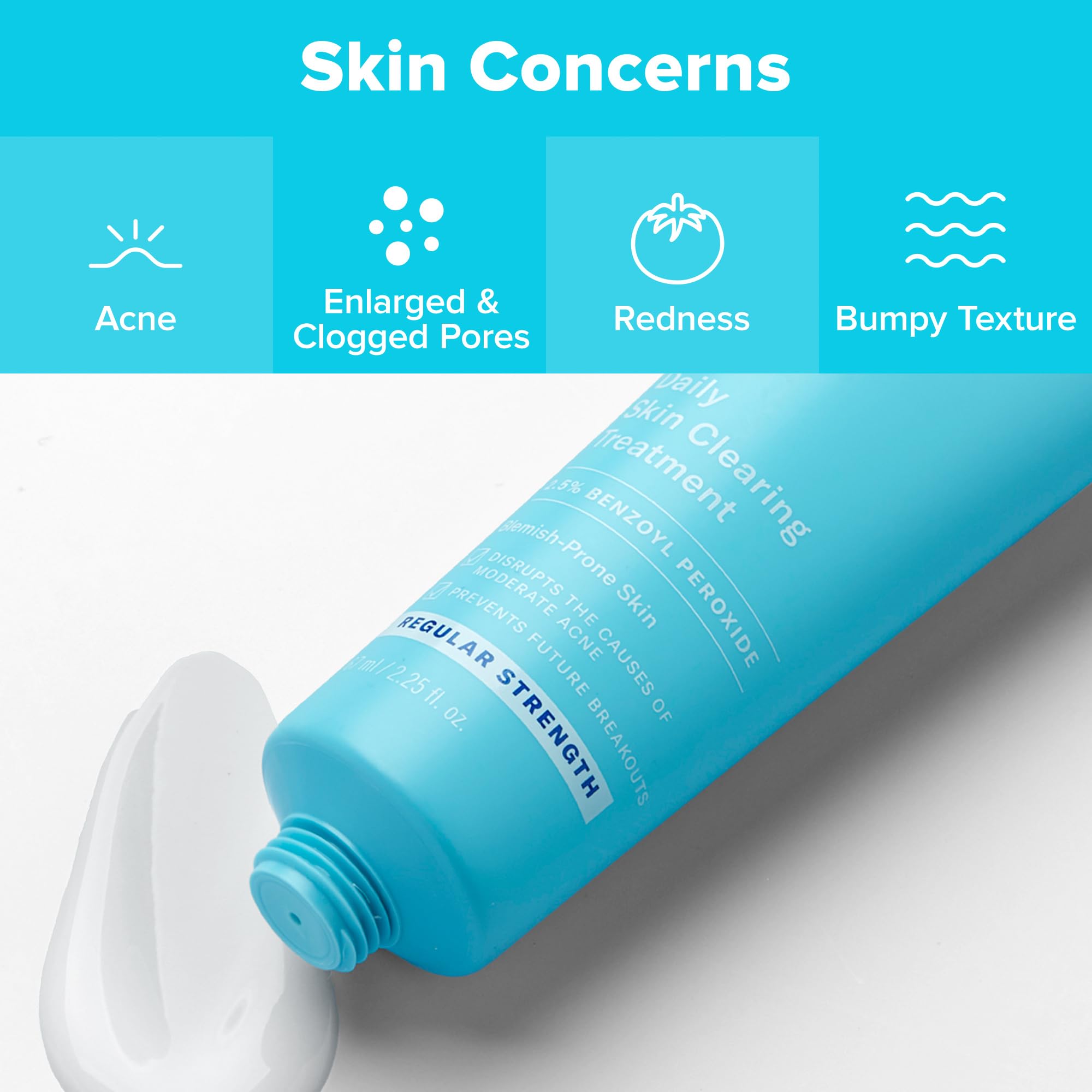 Cream texture close-up showing lightweight formula ideal for daytime use.