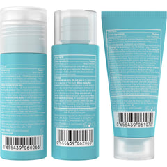 Paula's Choice CLEAR step-1 bottle demonstrates gentle cleansing for acne-prone skin.
