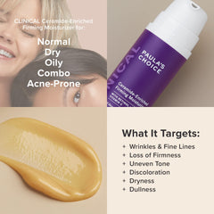 Graphic explains the CollagenSupport Complex of Paula's Choice moisturizer.