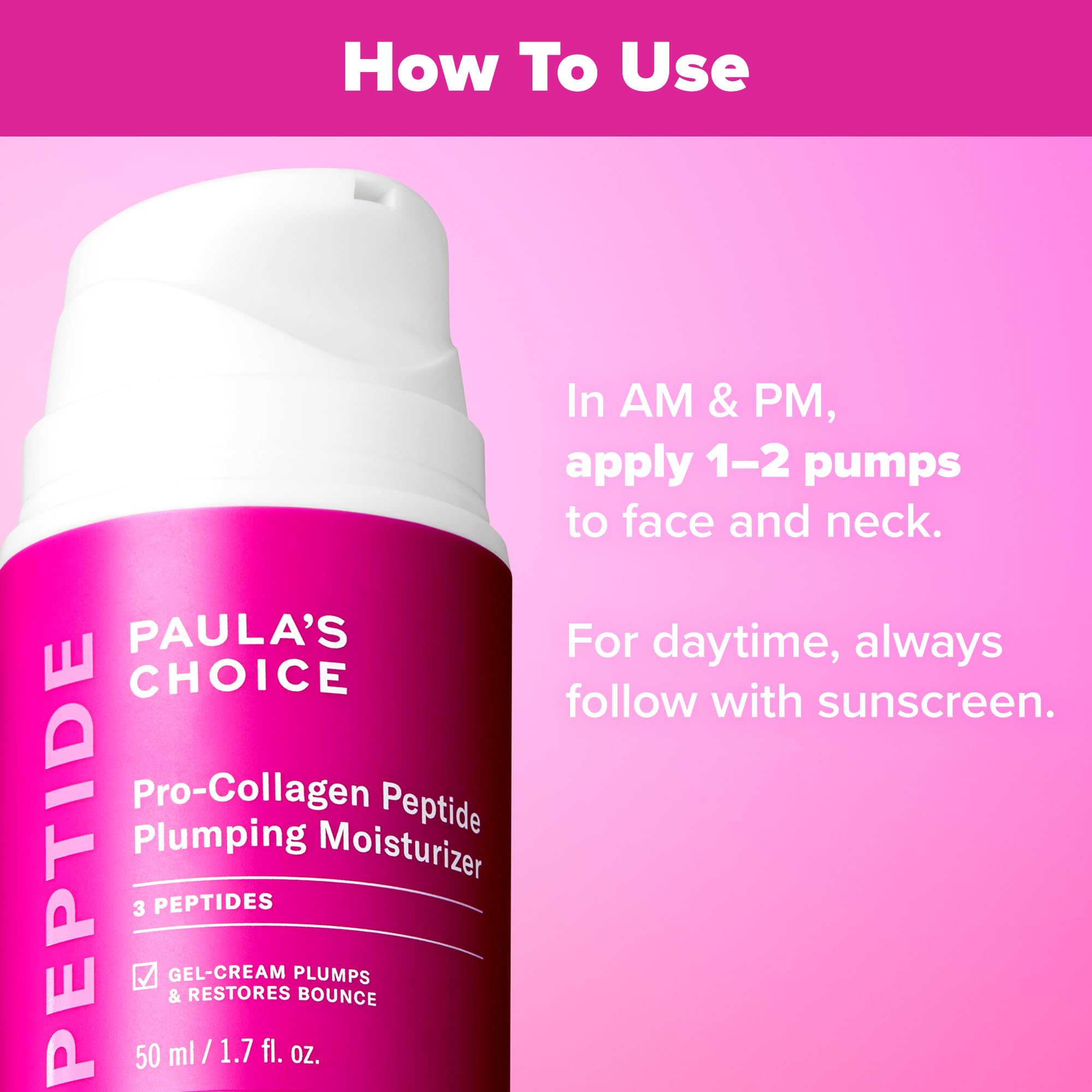 Fragrance-free Paula's Choice label close-up suitable for sensitive skin.