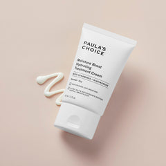 Paula's Choice Moisture Boost texture swatch shows non-greasy finish.