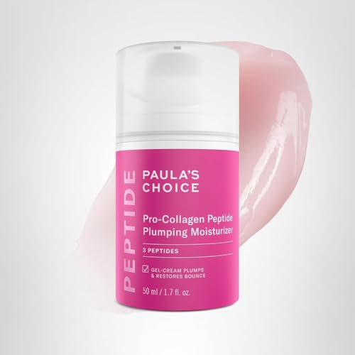 Packaging and swatch display for Paula's Choice moisturizer.