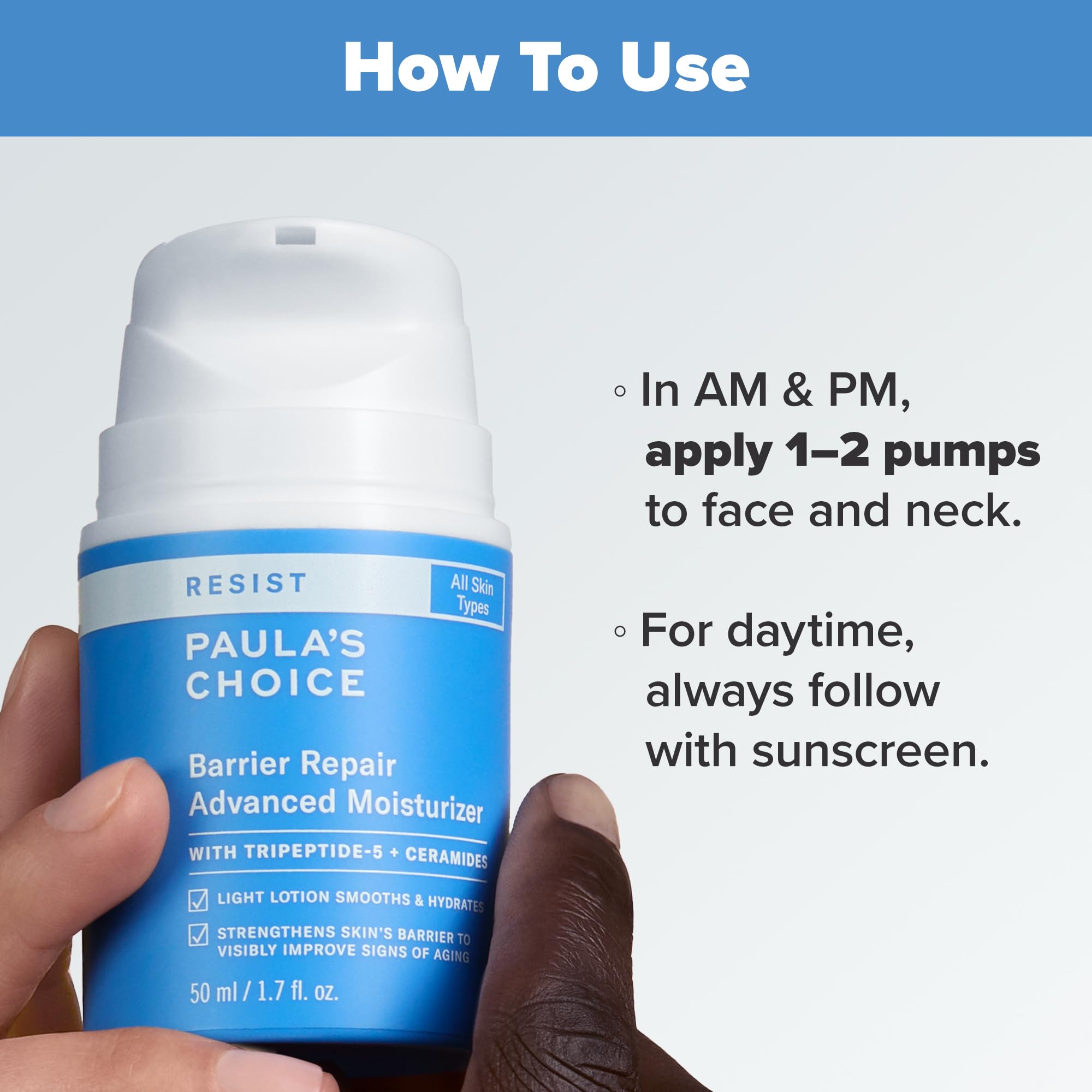 Paula's Choice RESIST Barrier Repair ceramides close-up illustrates barrier nourishment and moisture retention.