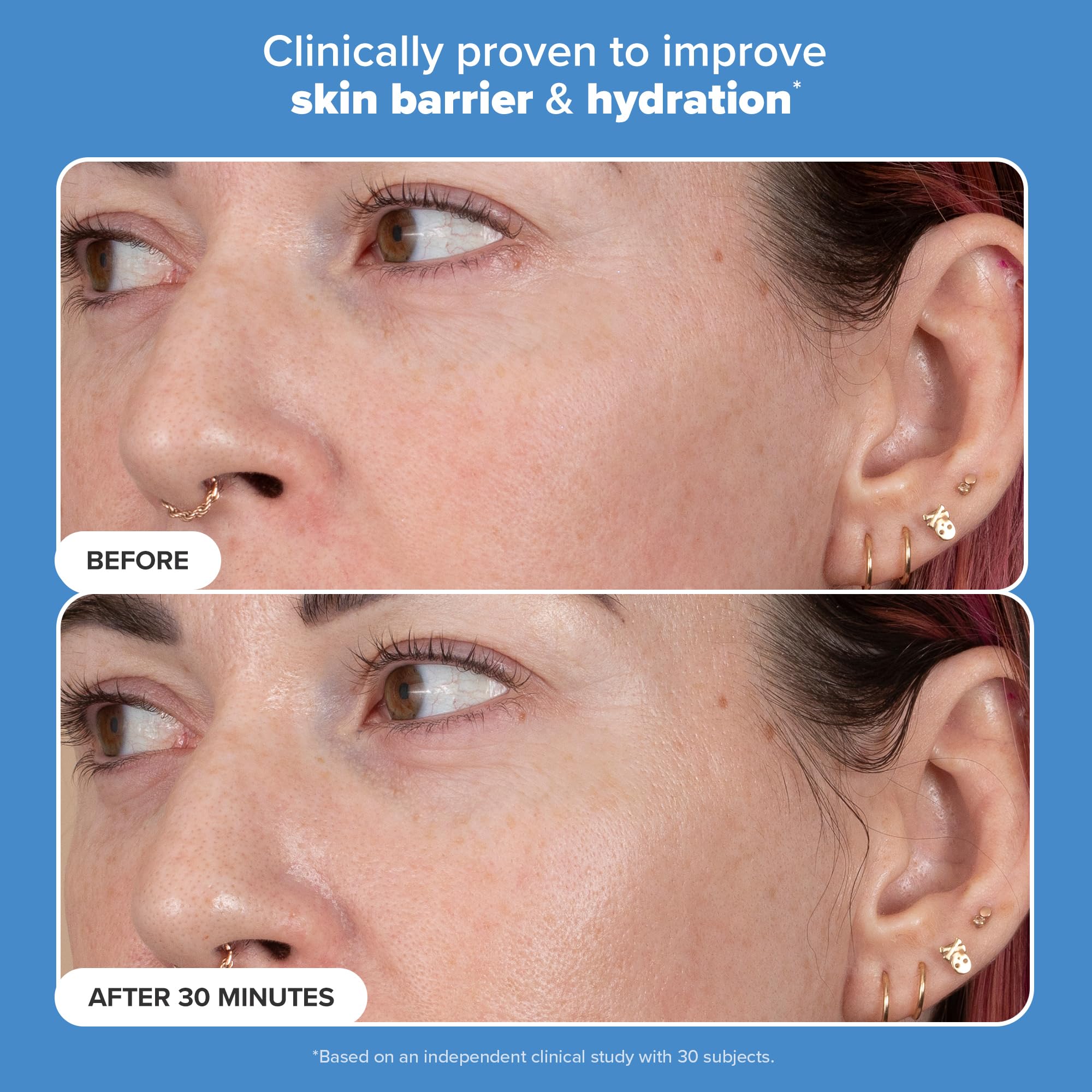 Paula's Choice RESIST Barrier Repair tripeptide-5 and watermelon seed oil close-up suggesting wrinkle-smoothing potential.