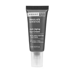 Paula's Choice RESIST eye cream jar close-up showing rich hydration texture.