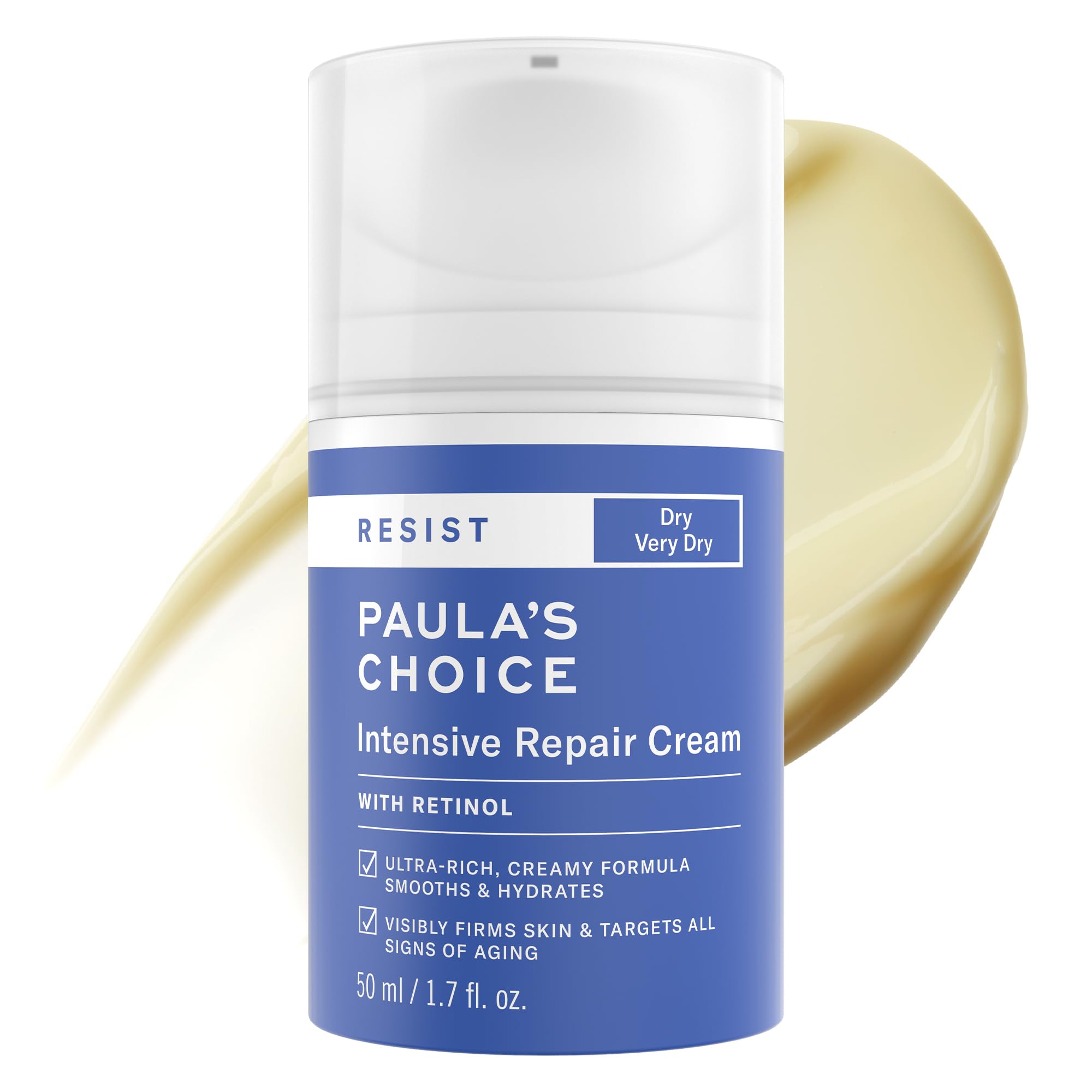Paula's Choice Resist Intensive Repair Cream jar close-up for deep hydration