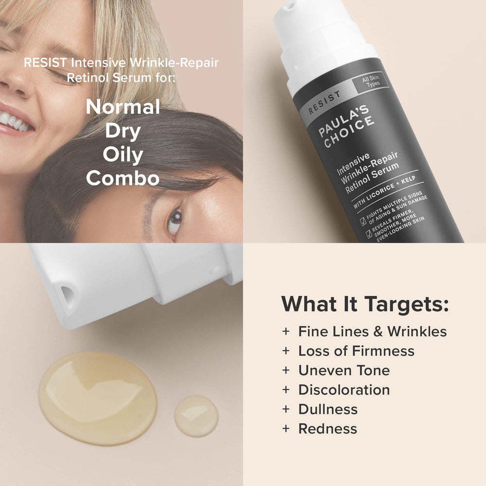 Paula's Choice RESIST serum dropper dispensing for even application