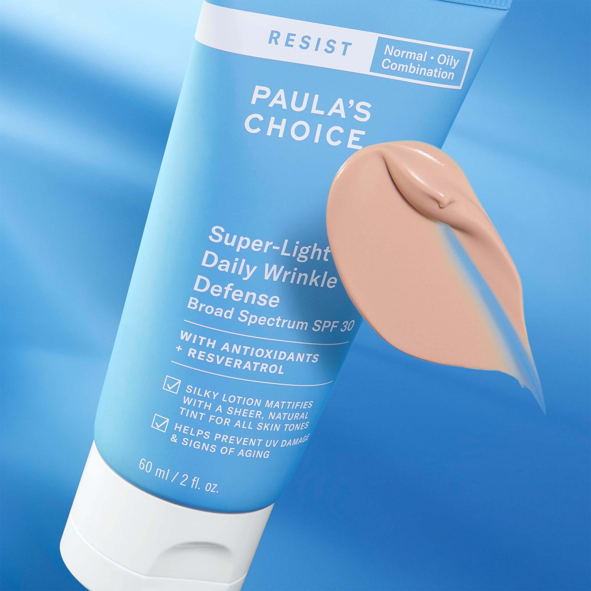 Paula's Choice RESIST SPF 30 fragrance-free formula communicates gentle daily protection.