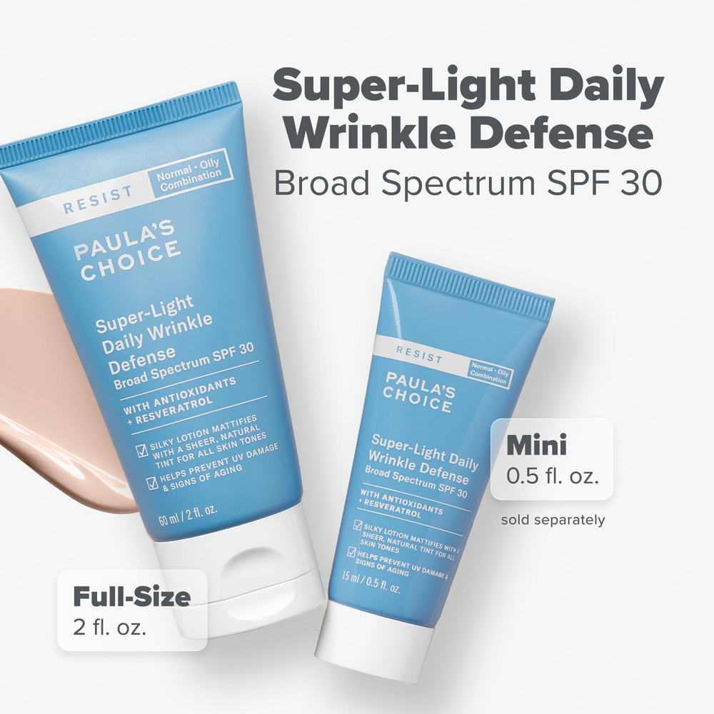 Paula's Choice RESIST SPF 30 on oily skin demonstrates oil control throughout the day.