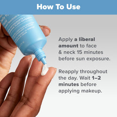 Paula's Choice RESIST SPF 50 label highlighting broad spectrum UVA UVB protection.