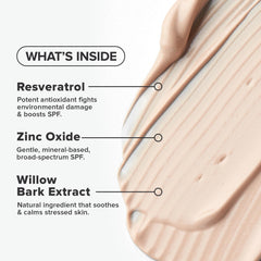 RESIST sunscreen on skin delivering a shine-free matte finish.