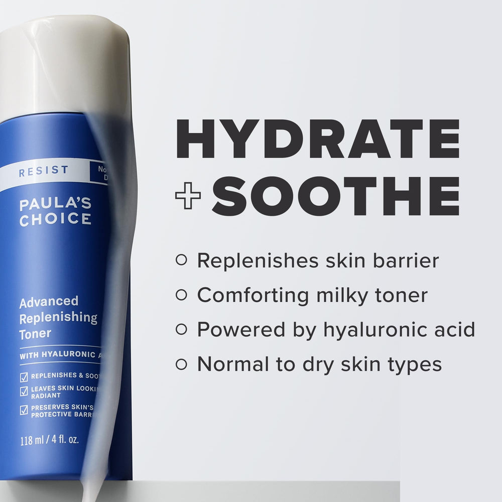 Paula's Choice Resist toner pump in use for even application in skincare routine