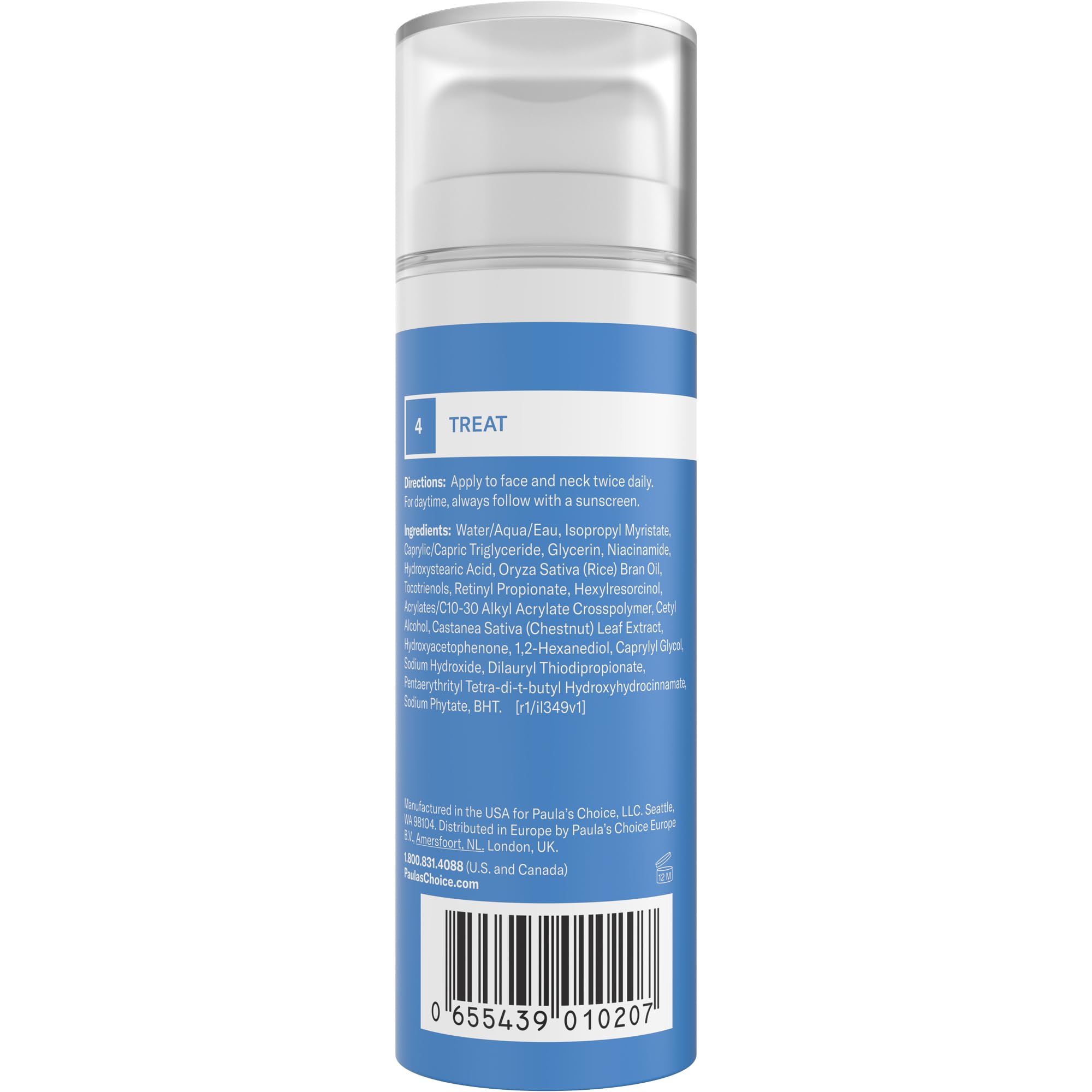 Paula's Choice RESIST Triple Active Serum drop on hand for easy daily application.