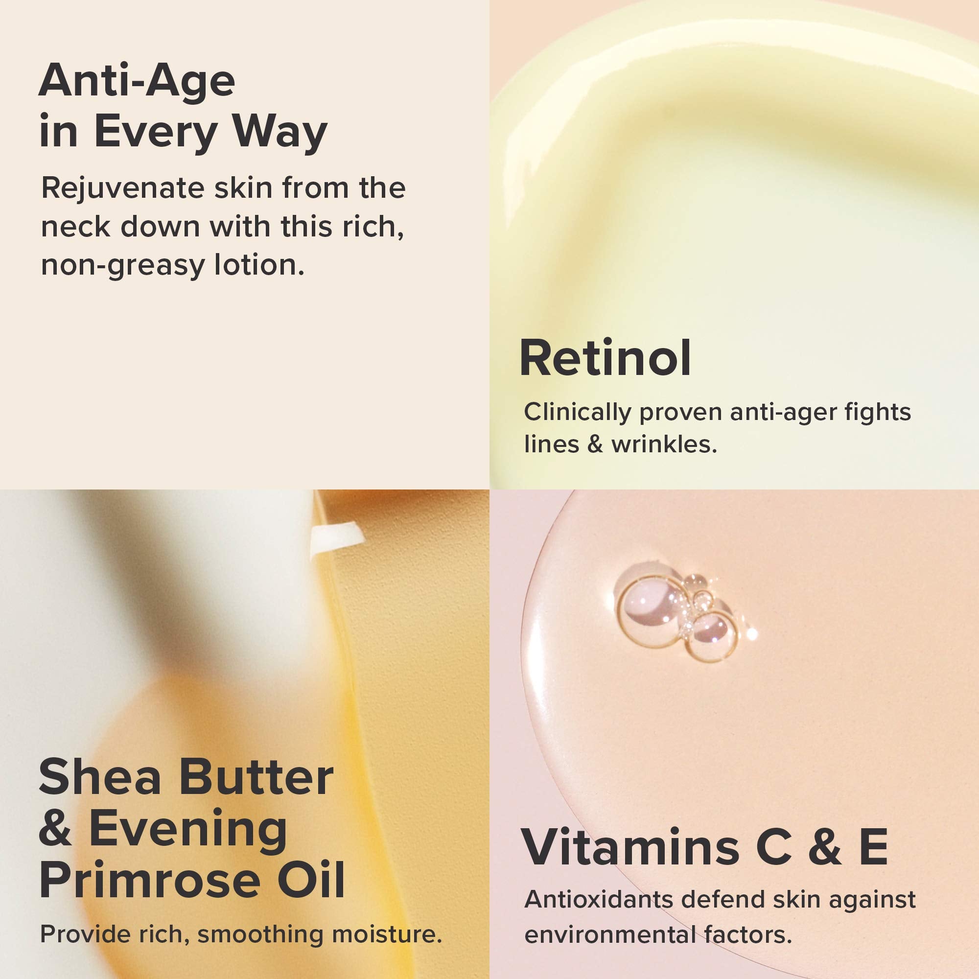 Paula's Choice texture closeup highlights smoother skin from the formula.