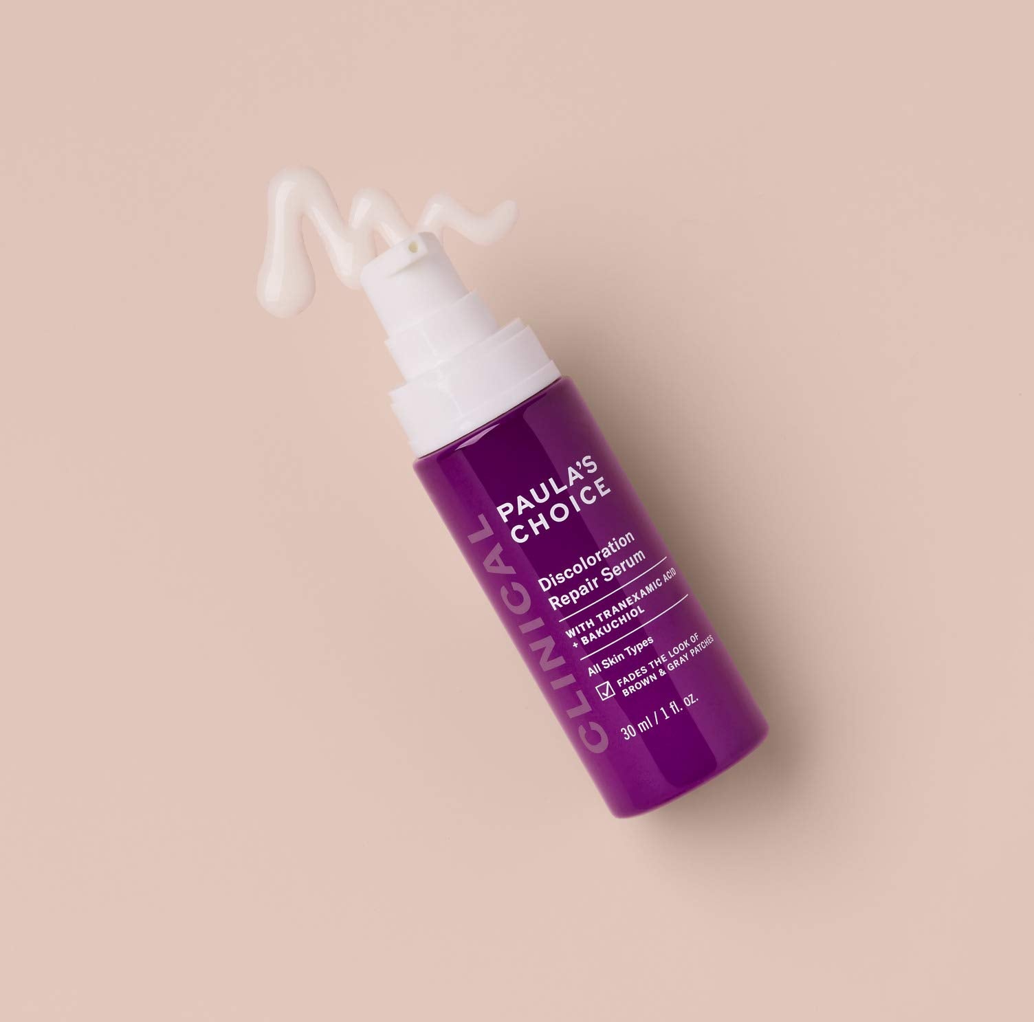 Paula's Choice serum being applied to face for even skin tone
