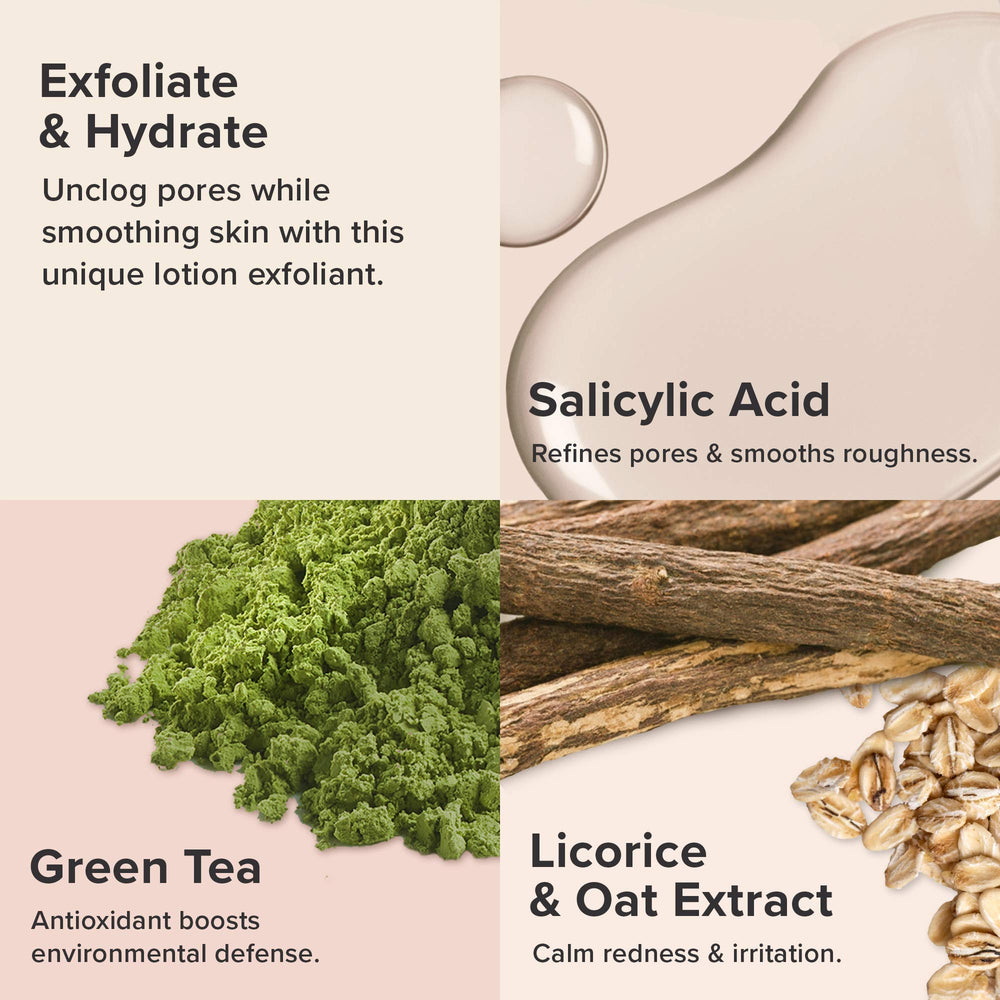 Paula's Choice texture close-up demonstrates non-abrasive daily exfoliation