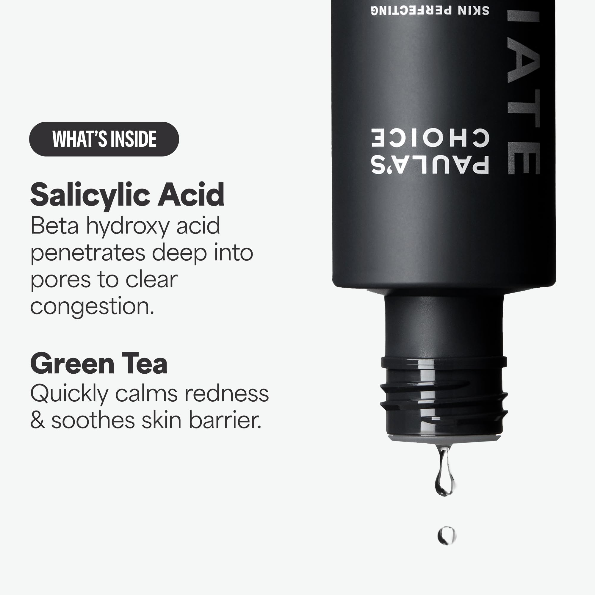 Paula's Choice 2% BHA hydrates while unclogging pores for smoother skin