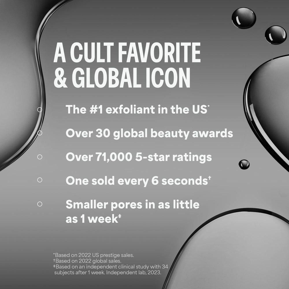 Paula's Choice travel bottle enables on-the-go exfoliation for a smoother complexion