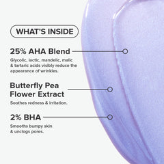 Paula's Choice Skin Perfecting Peel packaging with 25% AHA and 2% BHA
