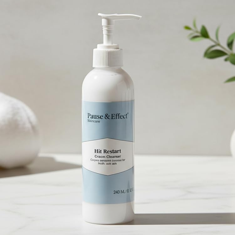 Pause & Effect Gentle Enzyme Cleanser creamy texture forming a gentle lather