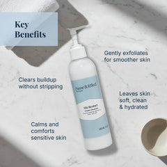 Pause & Effect Gentle Enzyme Cleanser with green tea antioxidants close-up of ingredients